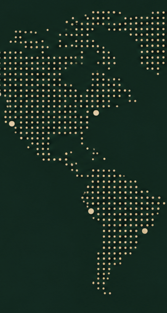 Dotted world map